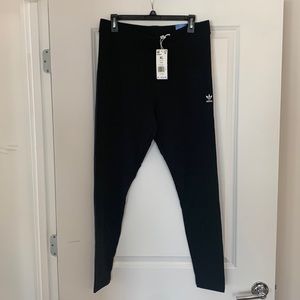Womens XL Black Adidas Originals Tights NWT